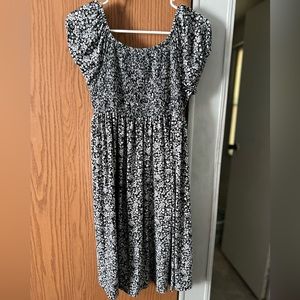 Off the shoulder dress (First Picture) Stripe stretchy dress (Second Picture)